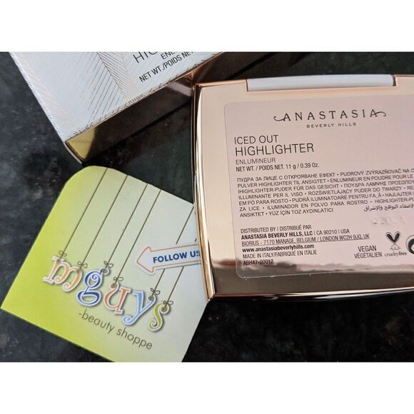 ANASTASIA Beverly Hills ABH Iced Out - icy white gold Highlighter 11g/.39oz BNIB - Picture 7 of 9